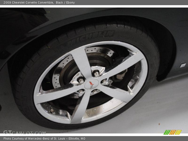 Black / Ebony 2009 Chevrolet Corvette Convertible