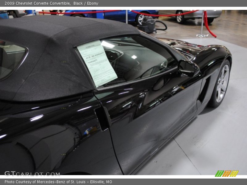 Black / Ebony 2009 Chevrolet Corvette Convertible