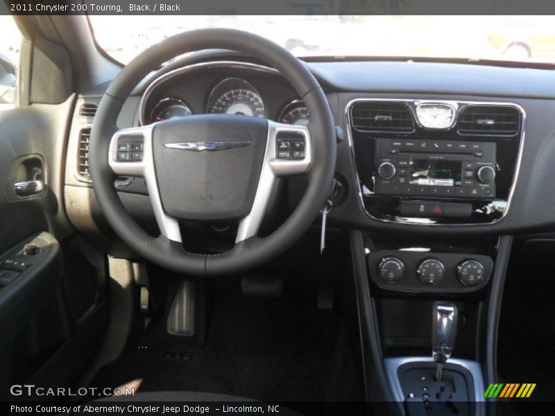 Black / Black 2011 Chrysler 200 Touring