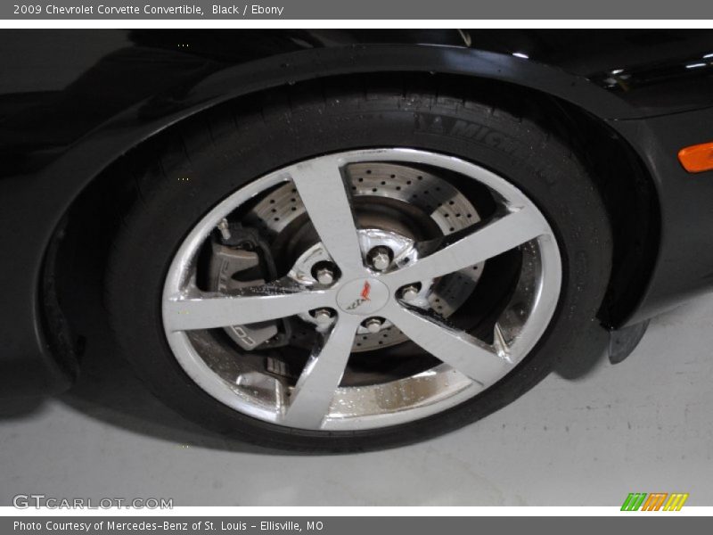 Black / Ebony 2009 Chevrolet Corvette Convertible