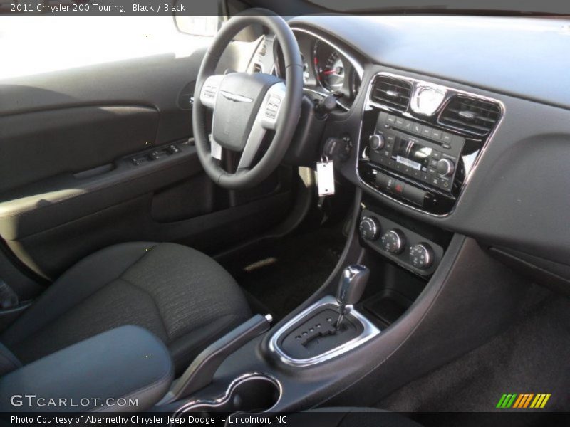 Black / Black 2011 Chrysler 200 Touring
