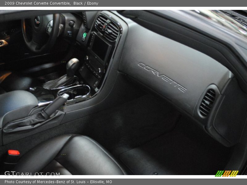 Black / Ebony 2009 Chevrolet Corvette Convertible