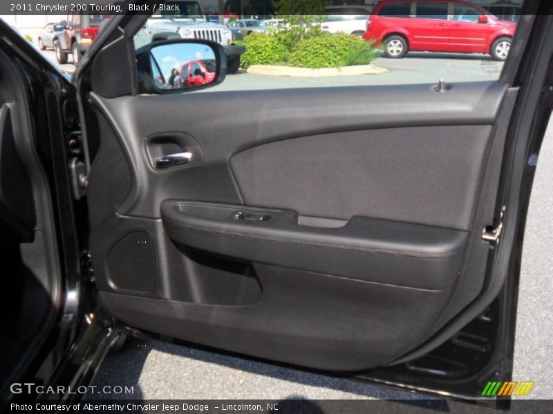 Black / Black 2011 Chrysler 200 Touring