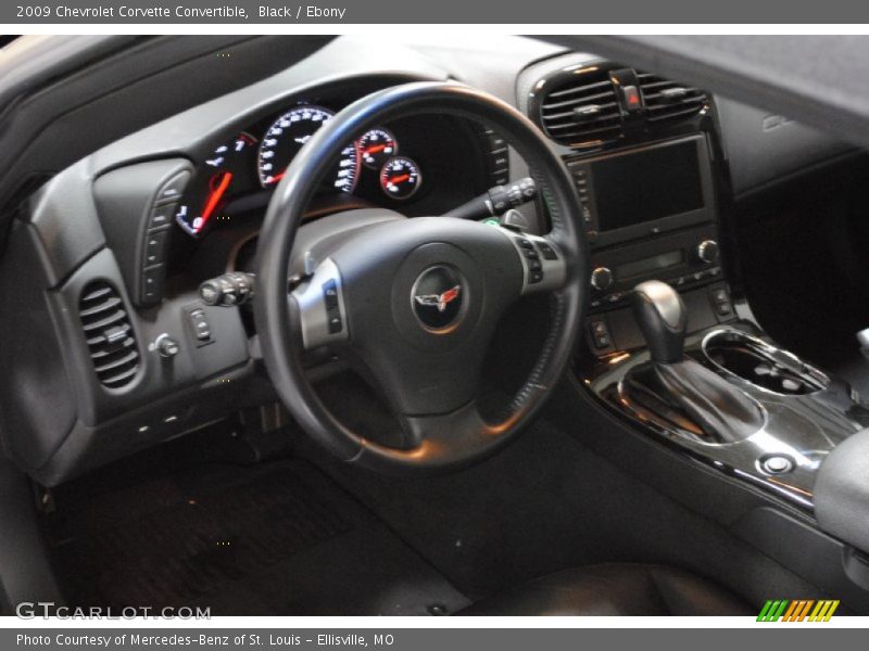 Black / Ebony 2009 Chevrolet Corvette Convertible