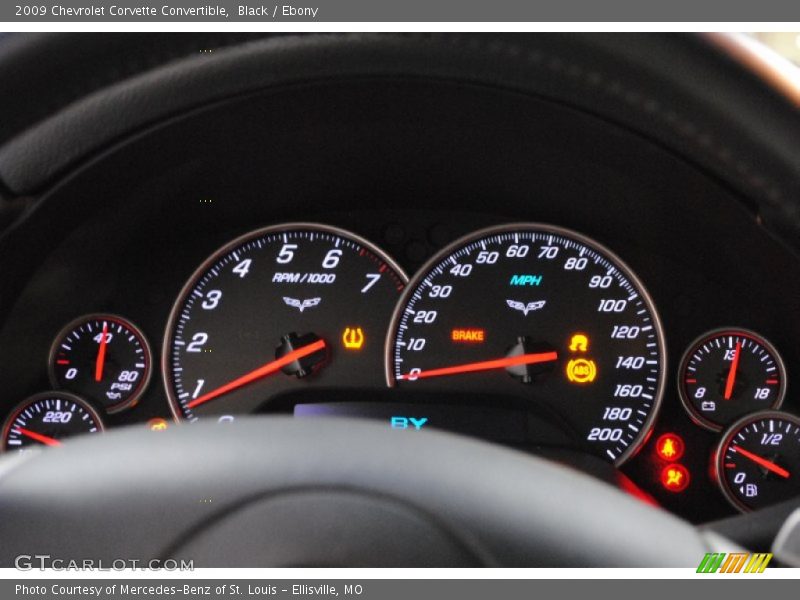  2009 Corvette Convertible Convertible Gauges