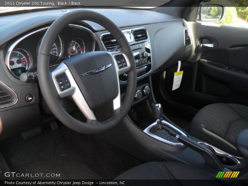 Black / Black 2011 Chrysler 200 Touring