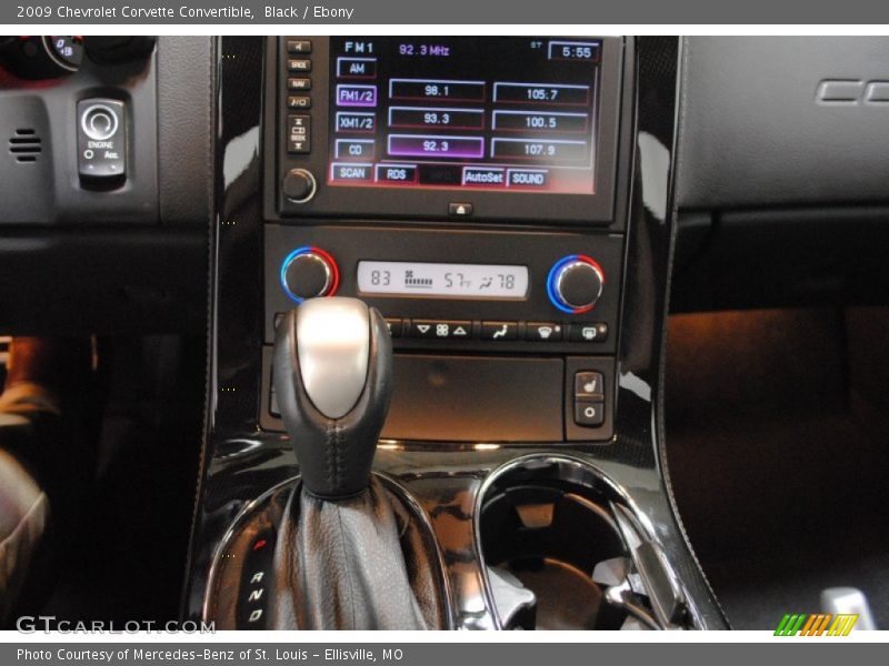 Black / Ebony 2009 Chevrolet Corvette Convertible