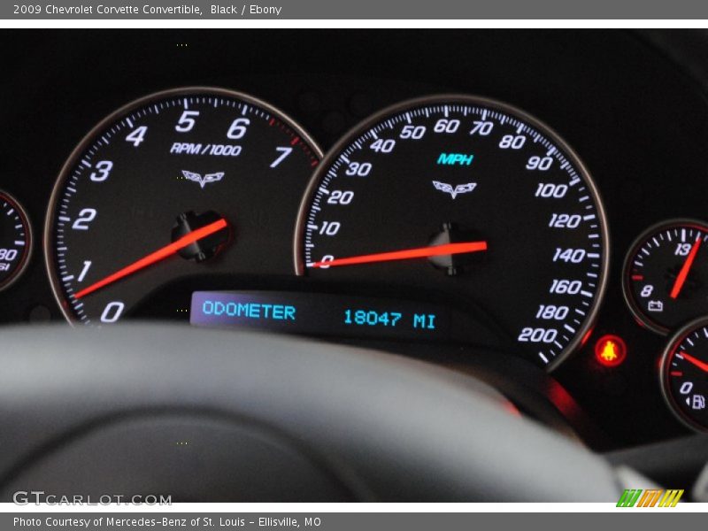 Black / Ebony 2009 Chevrolet Corvette Convertible