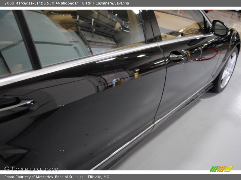 Black / Cashmere/Savanna 2008 Mercedes-Benz S 550 4Matic Sedan