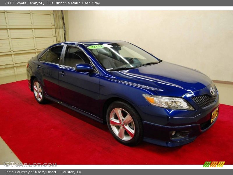 Blue Ribbon Metallic / Ash Gray 2010 Toyota Camry SE