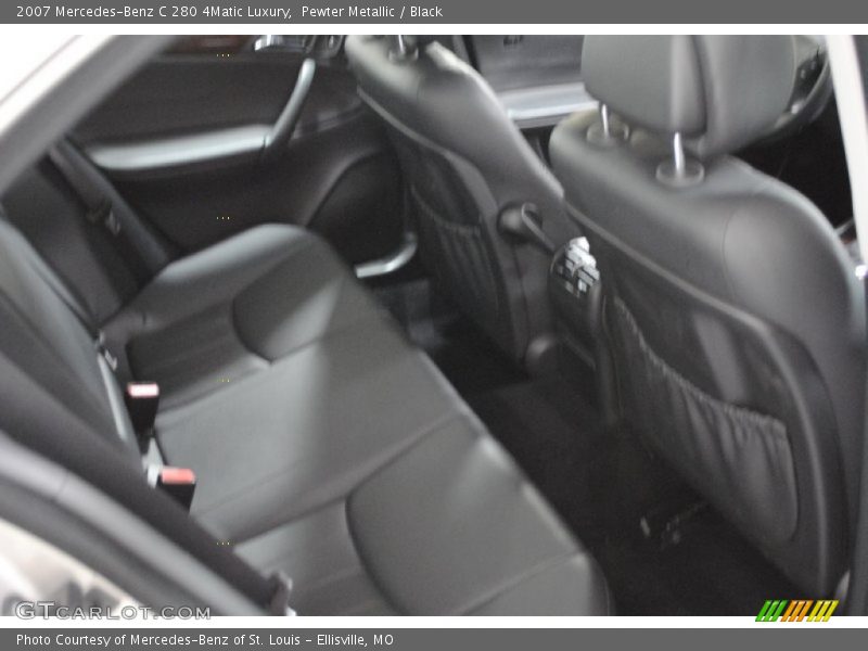 Pewter Metallic / Black 2007 Mercedes-Benz C 280 4Matic Luxury