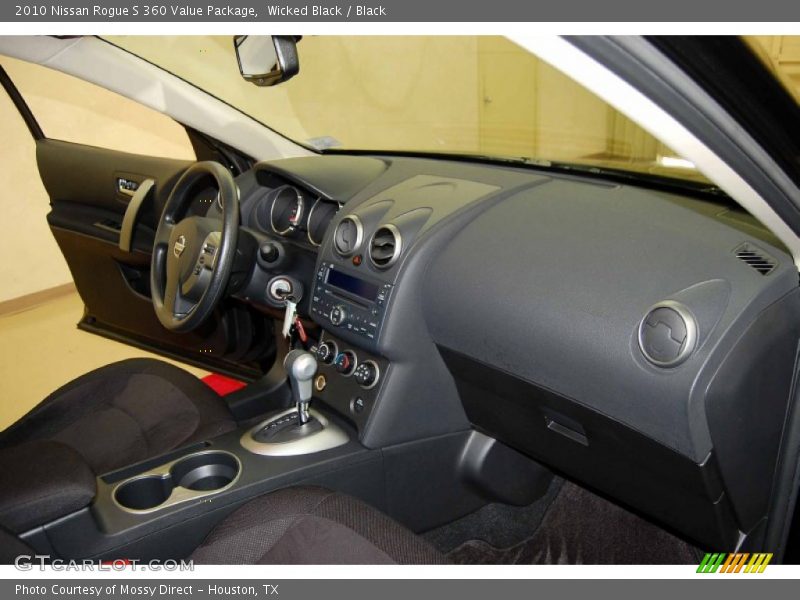 Wicked Black / Black 2010 Nissan Rogue S 360 Value Package