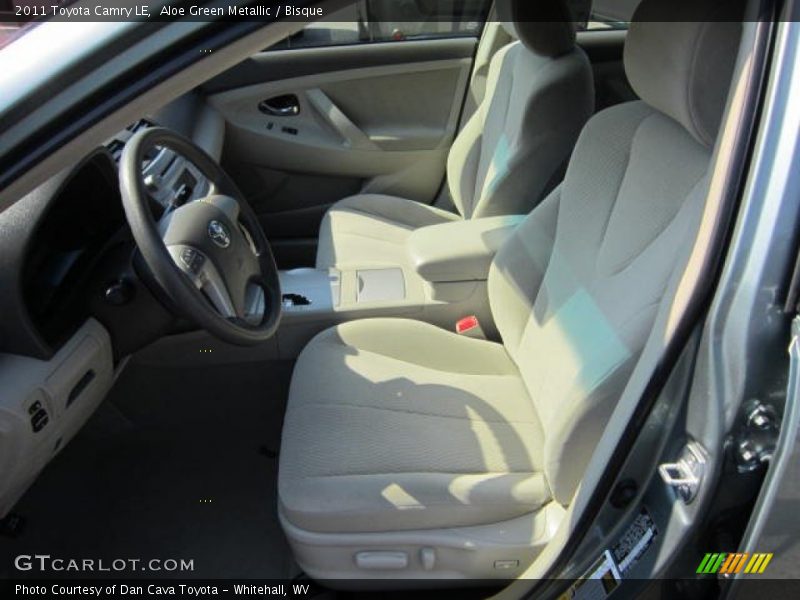 Aloe Green Metallic / Bisque 2011 Toyota Camry LE