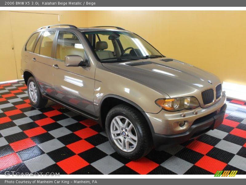 Kalahari Beige Metallic / Beige 2006 BMW X5 3.0i