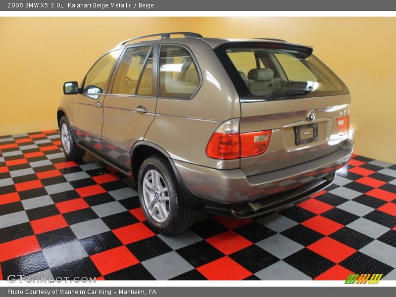 Kalahari Beige Metallic / Beige 2006 BMW X5 3.0i