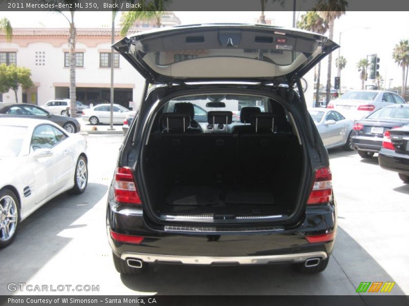 Black / Black 2011 Mercedes-Benz ML 350