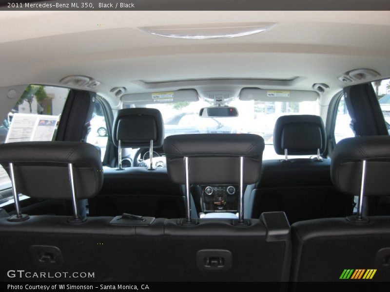 Black / Black 2011 Mercedes-Benz ML 350