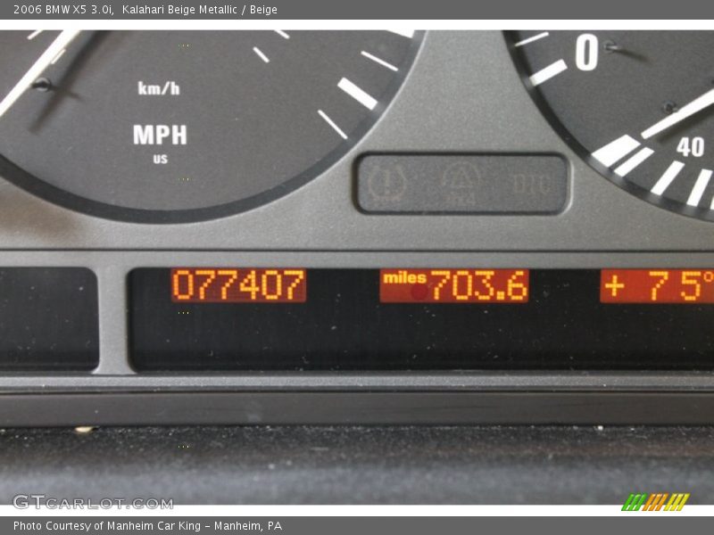 Kalahari Beige Metallic / Beige 2006 BMW X5 3.0i