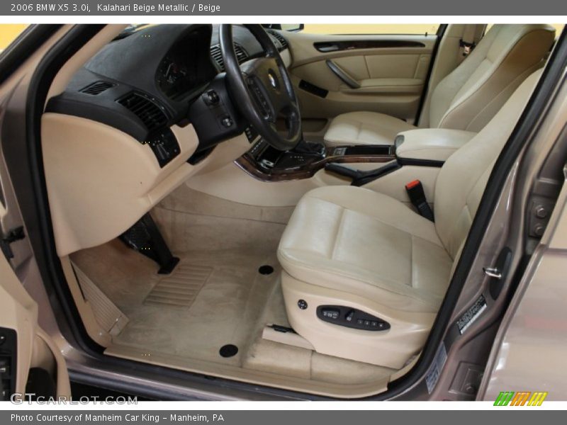 Kalahari Beige Metallic / Beige 2006 BMW X5 3.0i