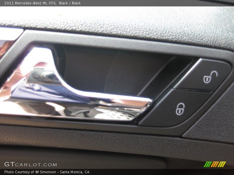 Black / Black 2011 Mercedes-Benz ML 350