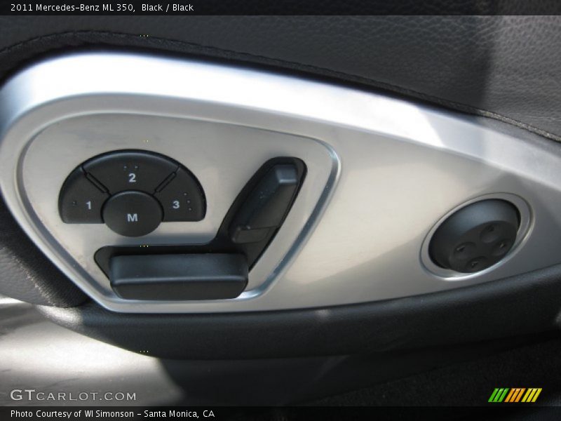 Black / Black 2011 Mercedes-Benz ML 350