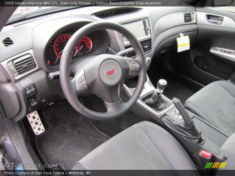Dashboard of 2008 Impreza WRX STi
