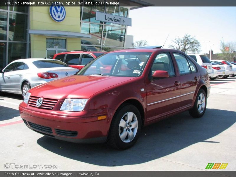 Spice Red Metallic / Pure Beige 2005 Volkswagen Jetta GLS Sedan