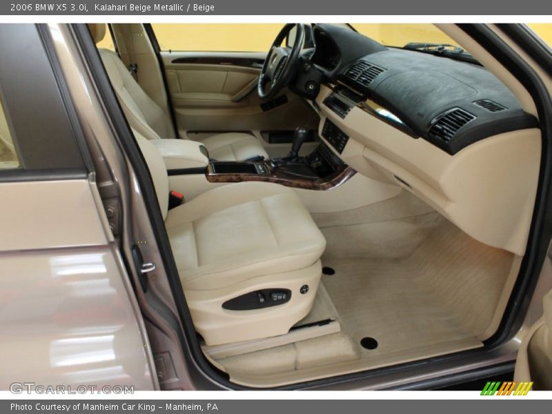Kalahari Beige Metallic / Beige 2006 BMW X5 3.0i