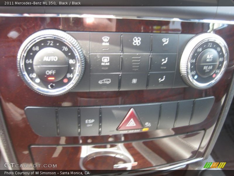 Black / Black 2011 Mercedes-Benz ML 350