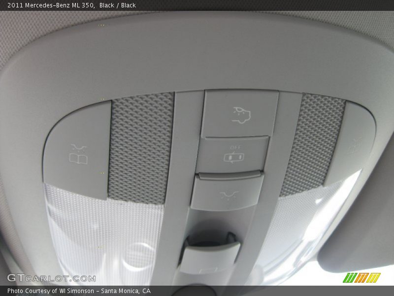 Black / Black 2011 Mercedes-Benz ML 350