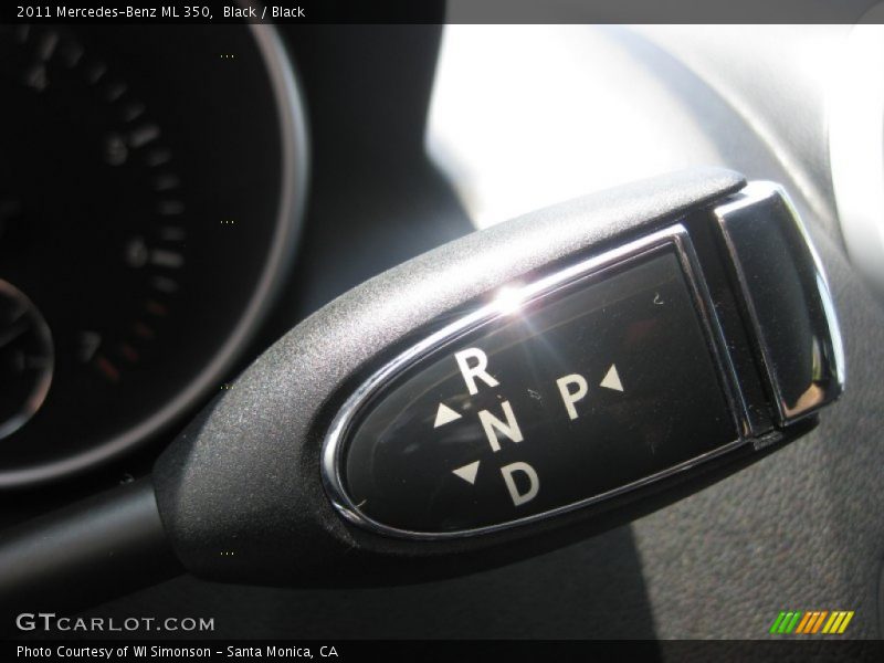 Black / Black 2011 Mercedes-Benz ML 350