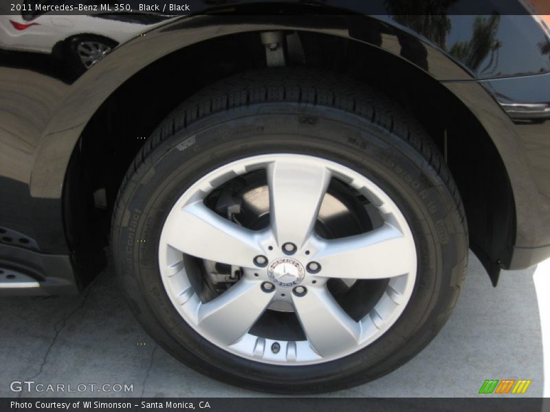 Black / Black 2011 Mercedes-Benz ML 350