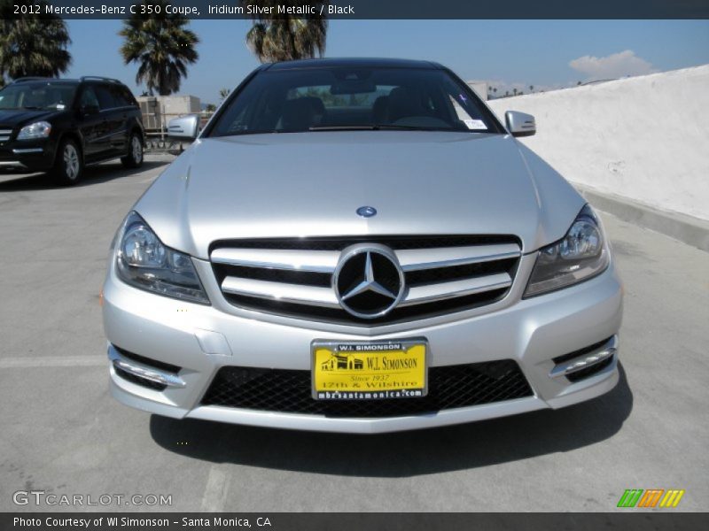 Iridium Silver Metallic / Black 2012 Mercedes-Benz C 350 Coupe