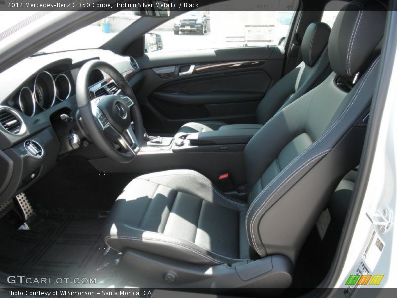  2012 C 350 Coupe Black Interior
