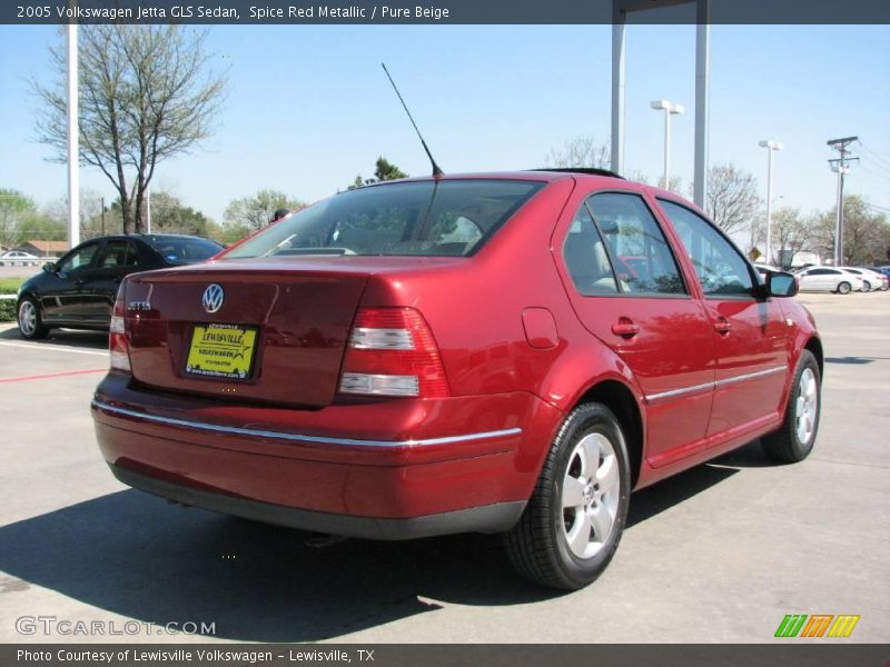 Spice Red Metallic / Pure Beige 2005 Volkswagen Jetta GLS Sedan