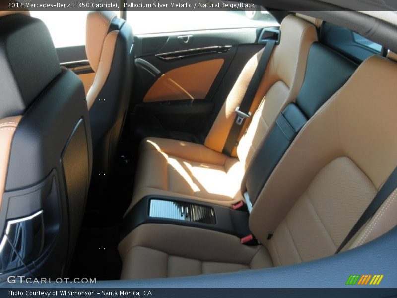 Palladium Silver Metallic / Natural Beige/Black 2012 Mercedes-Benz E 350 Cabriolet