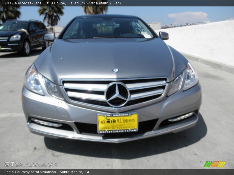 Palladium Silver Metallic / Black 2012 Mercedes-Benz E 350 Coupe