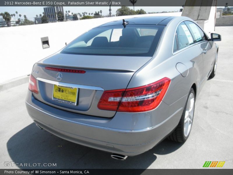 Palladium Silver Metallic / Black 2012 Mercedes-Benz E 350 Coupe