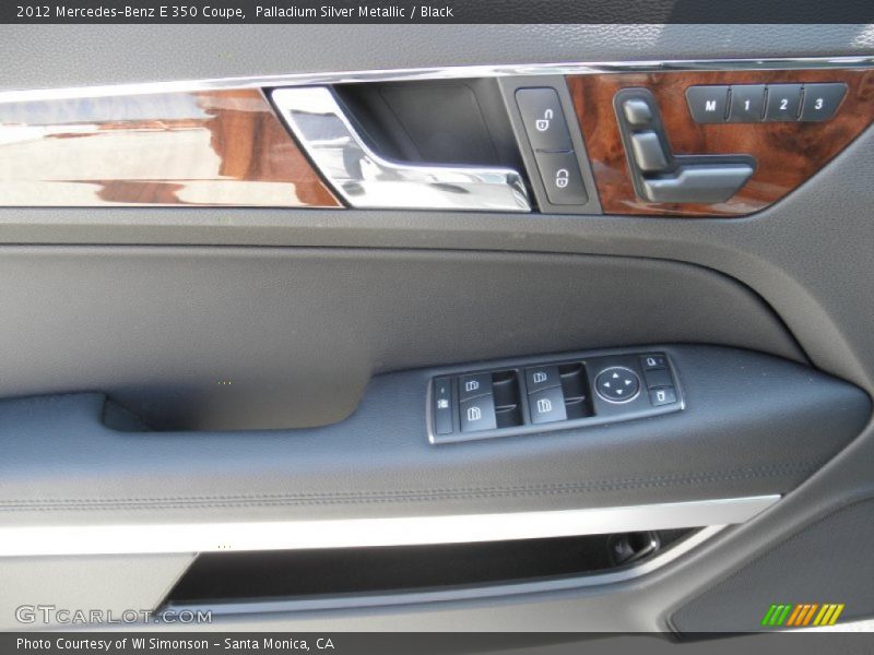 Palladium Silver Metallic / Black 2012 Mercedes-Benz E 350 Coupe