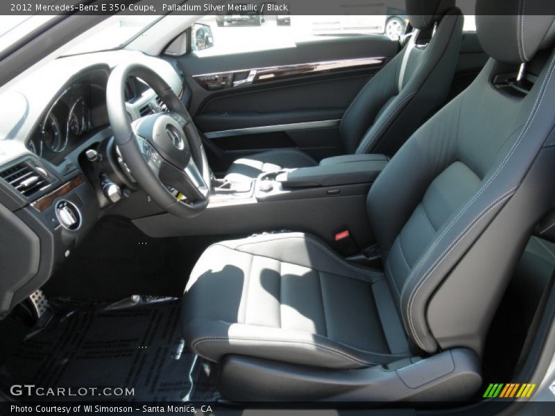  2012 E 350 Coupe Black Interior