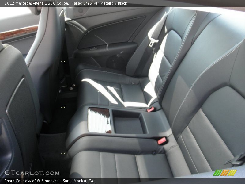 Palladium Silver Metallic / Black 2012 Mercedes-Benz E 350 Coupe