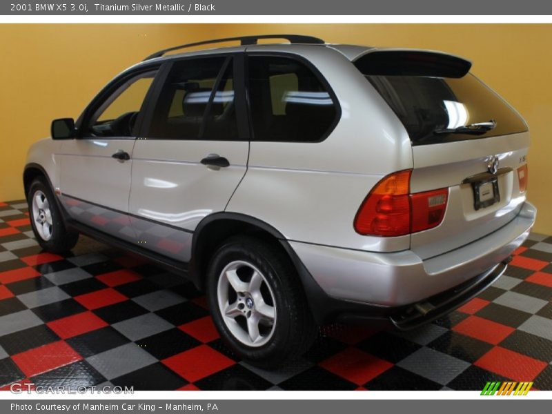 Titanium Silver Metallic / Black 2001 BMW X5 3.0i