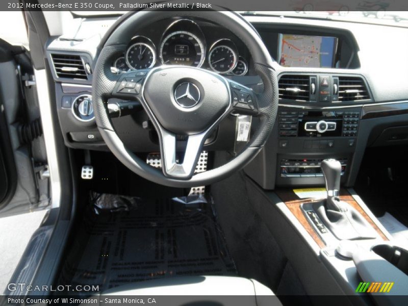 Palladium Silver Metallic / Black 2012 Mercedes-Benz E 350 Coupe