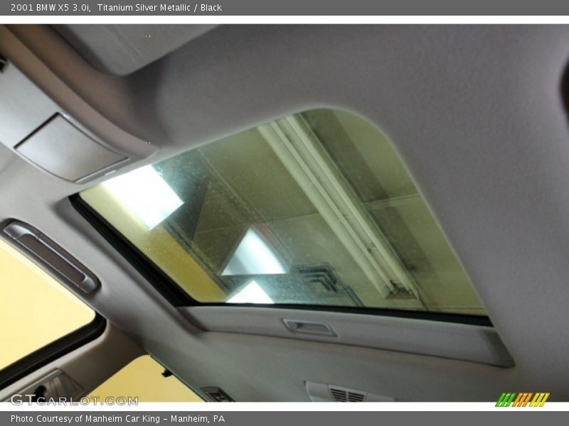 Titanium Silver Metallic / Black 2001 BMW X5 3.0i