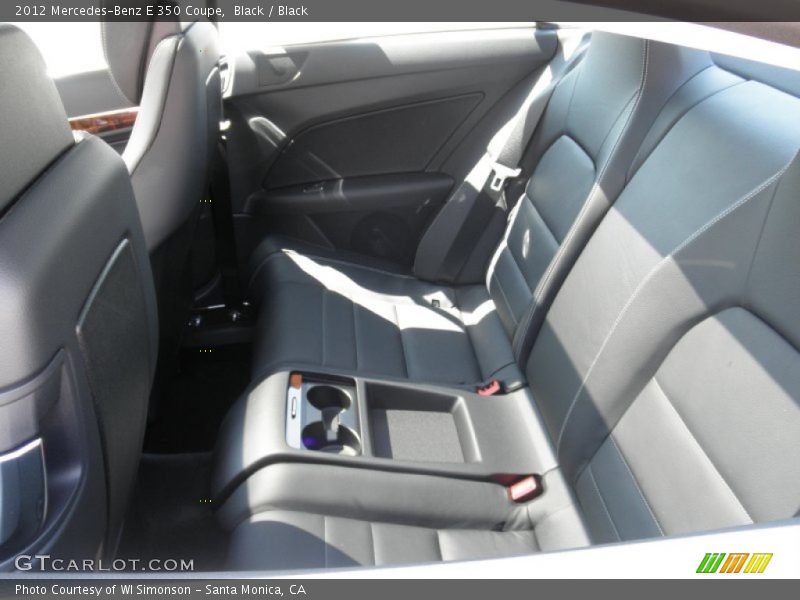 Black / Black 2012 Mercedes-Benz E 350 Coupe