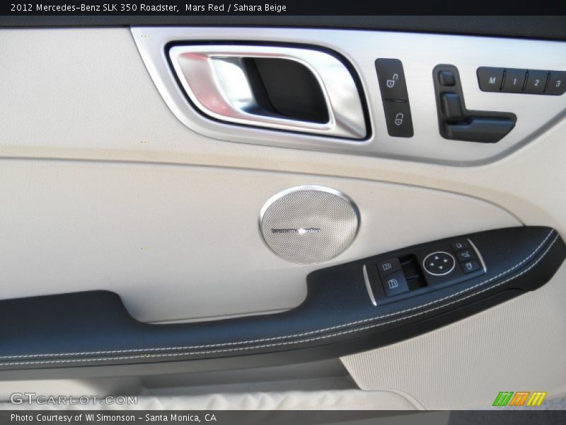 Mars Red / Sahara Beige 2012 Mercedes-Benz SLK 350 Roadster