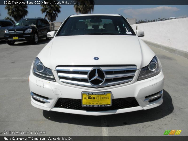 Arctic White / Ash 2012 Mercedes-Benz C 250 Sport
