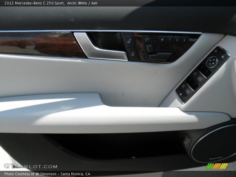 Arctic White / Ash 2012 Mercedes-Benz C 250 Sport