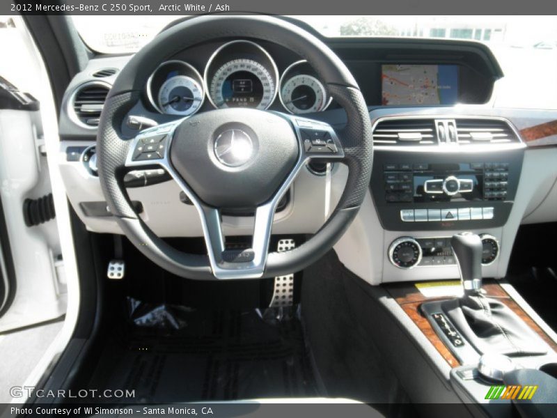 Dashboard of 2012 C 250 Sport