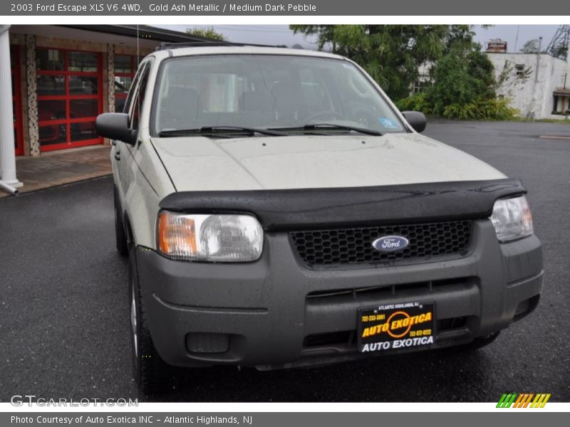 Gold Ash Metallic / Medium Dark Pebble 2003 Ford Escape XLS V6 4WD